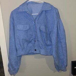 SHEIN Sky Blue Jacket